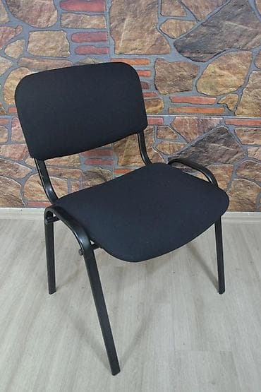 кухонные стулья: - Ofis/konfrans stulu - Rəng: qara - Metal karkas, toz boya — 1