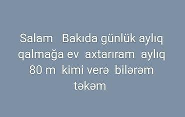 3d qaraj: Salam zəhmət olmasa elanı oxuyun Bakıda qalmağa ev axtarıram aylıq — 1