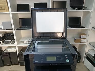 komputer personal: Canon MF4410. Ağ-qara çap, kopya, skan Yaxşı vəziyyətdədir, bütün — 4