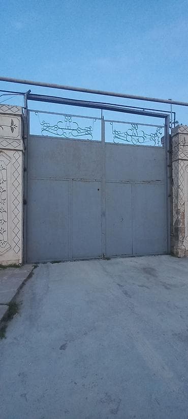 Həyət darvazaları: Dəmir Həyət darvazası, Qapı ilə, rəng - Boz, Kredit yoxdur — 1