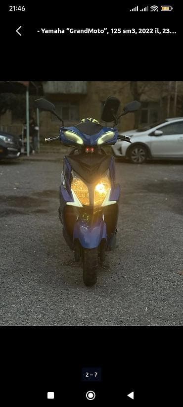 аккумулятор 12в 7а ч: Yamaha “Grand Moto” skuter – 125 sm3, 2022 - Mühərrik: 125 sm3 — 2