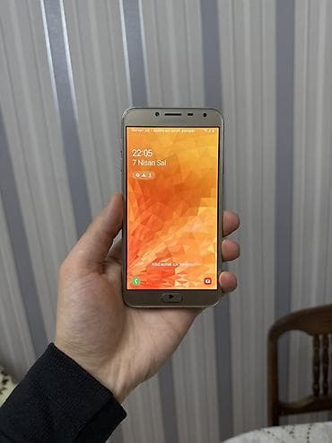 ikinci el iphone 12: Samsung Galaxy J4 2018, 16 GB, rəng - Qızılı, İki sim kartlı — 3