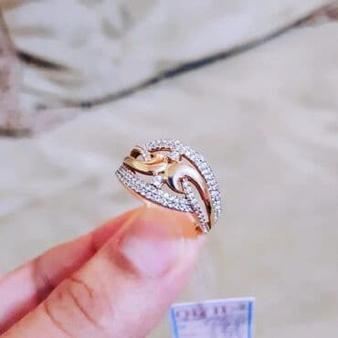 tək qaş: Üzük, Sarı qızıl, 585 Əyar — 2