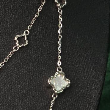 Очки: В комплекте: Браслет, Цепочка, Колье, Серебро, 925 проба — 2