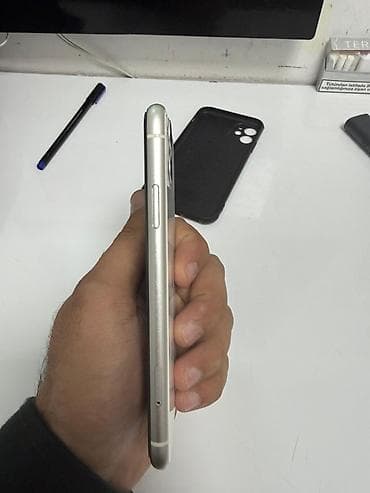 en ucuz iphone 11 pro max: IPhone 11, 128 GB, Ağ, Face ID — 4