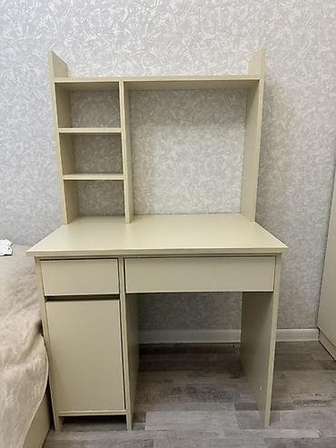 Düz masa, Polkalı, Siyirməli, MDF, Zəmanətsiz, Kredit yoxdur — 1