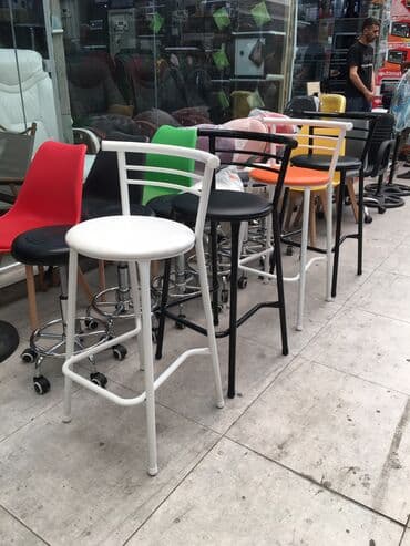 декоративная мебель: Hundurluk 72 Bar oturacaqlari material demirdir oturan yeri kojadir — 4