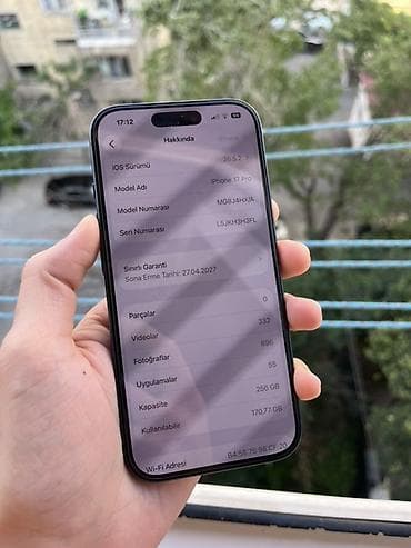 IPhone 17 Pro, Mavi, Face ID — 9