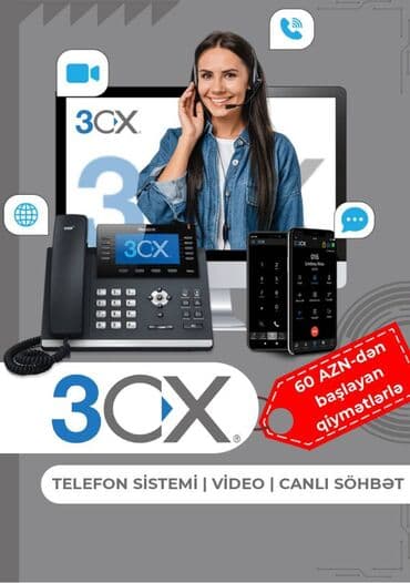 услуги водопроводчика: Call Center-IP telefoniya (ATS) 3CX – Böyük Komandalar Üçün Güclü — 1