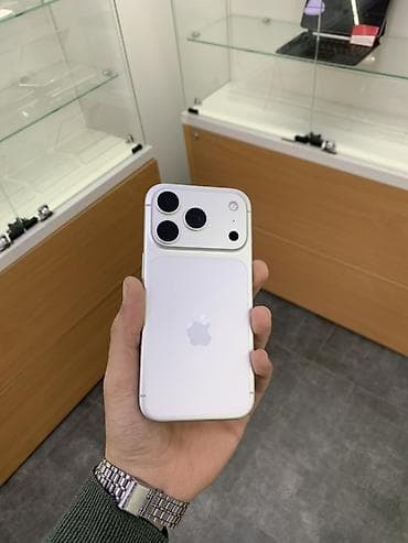 mikro qulaq: IPhone 17 Pro, Ağ, Simsiz şarj — 1