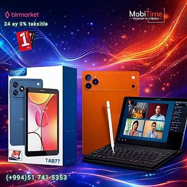 Oteeto TAB77 planşeti " 8 ince ekran – dərslər, filmlər və