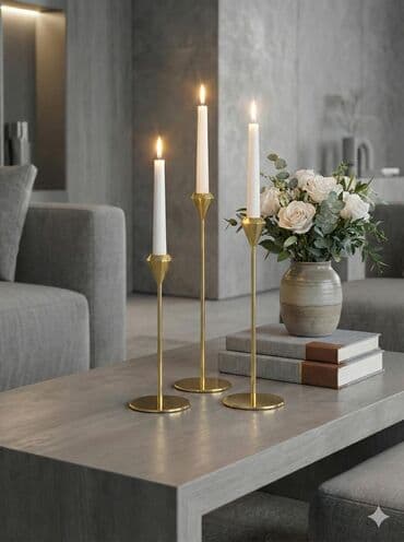 şam balı: 3lü şamdan dəsti Kod avn-11011 3lü dəst şamdan Diqqət Çatdırılma bir — 2