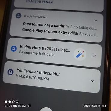 ТВ и видео: Redmi Note 8 (2021), 64 ГБ, цвет - Черный, Отпечаток пальца — 1