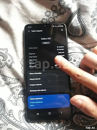 Samsung Galaxy A02, 32 GB, rəng - Qara, İki sim kartlı lalafo.az -da Samsung Galaxy A02, 32 GB, rəng - Qara, İki sim kartlı