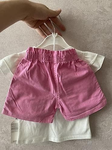 sarı bodilər: Məhsul: Petite Ponpon Baby – “Classic” körpə geyim dəsti + sarı yaylıq — 8