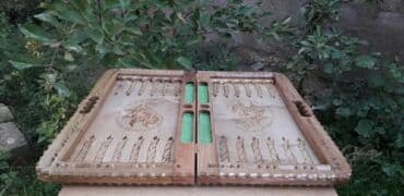 nerd daslari: Əl işı taxta nərd taxtaları - Material: keyfiyyətli bərk ağac (tam — 20