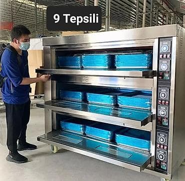 Restoran, kafe avadanlığı: Elektrik soba, Şirniyyət üçün, 3 mərtəbəli, Yeni — 1