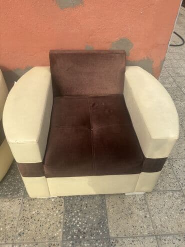 декоративная мебель: Б/у, 2 кресла, Без подьемного механизма, Нераскладной — 3