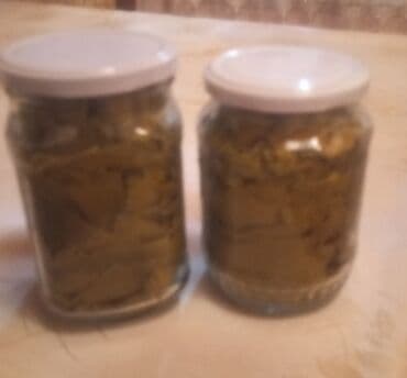 Məhsul: Şüşə bankalarda ev üsulu pesto/yaşıl sous (bitki əsaslı)şani