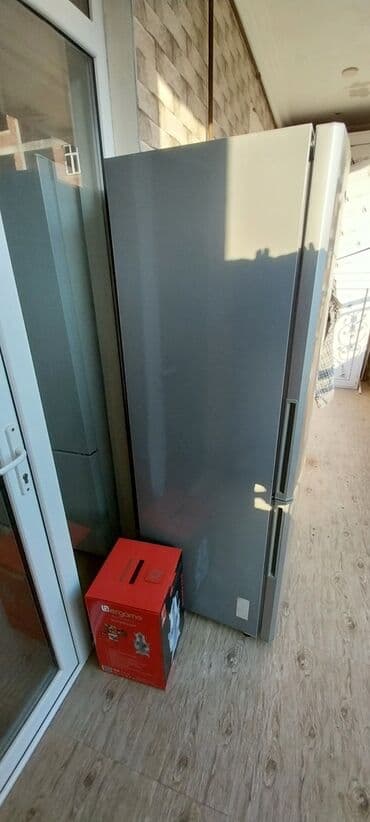atlant soyuducuları: 2 двери Samsung Холодильник Продажа, цвет - Серый, С колесиками — 4