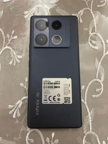samsung note 4 qiymeti: Infinix Note 40X 5G, 256 ГБ, цвет - Голубой, Гарантия, Беспроводная зарядка, Face ID — 2