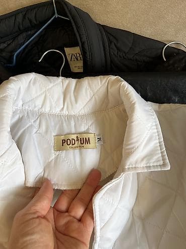 triko dest: Qadın üçün quilt (romb tikişli) yüngül kürkə - Rəng: açıq bej/krem - — 3