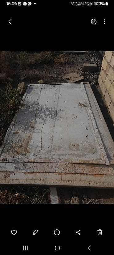 Bıçaqlar: Məhsul: Dəmir giriş qapısı - Material: qalın metal/dəmir lövhədən — 3