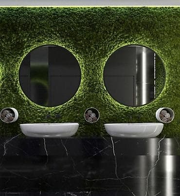 hamam dizaynlari: Led işıqlı güzgülər sifarişlə hazırlanır vitraj işləri qəbul olunur — 9