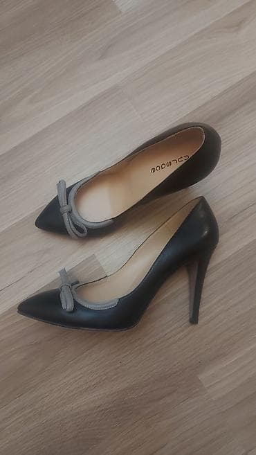 Tuflilər, Ölçü: 38, rəng - Qara, Yeni