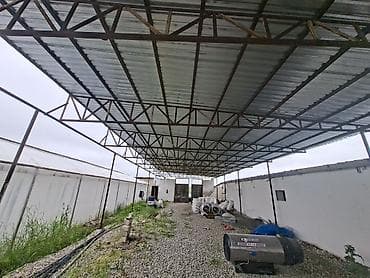 Metal konstruksiyali naves,8 m. eni uzunlugu 50 m. satilir isteyen