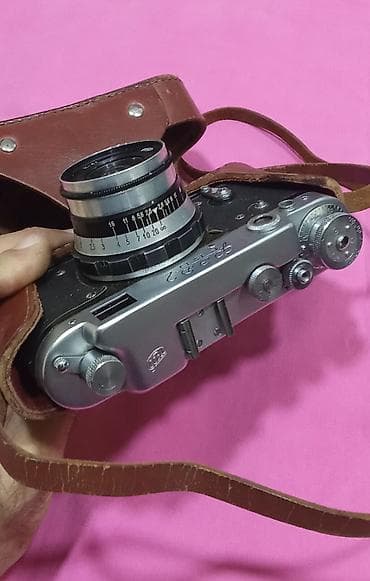 FED-2 film fotoaparatı + orijinal dəri futlyar - Tip: 35mm