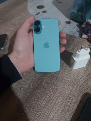 apple qulaqlıq qiymeti: IPhone 16, 128 GB, Blue Titanium — 1