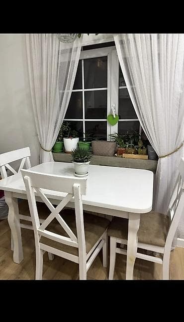 Stol ve uc eded stul desti 200 azn Olcusu 80x120 🏡Yeni Yasamal