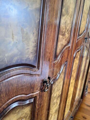 taxta ev qapıları: Açılan, 4 qapılı Düz dolab, Şifonyer — 4