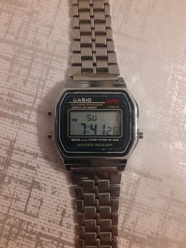 omega qol saatı: İşlənmiş, Qol saatı, Casio, rəng - Gümüşü — 3