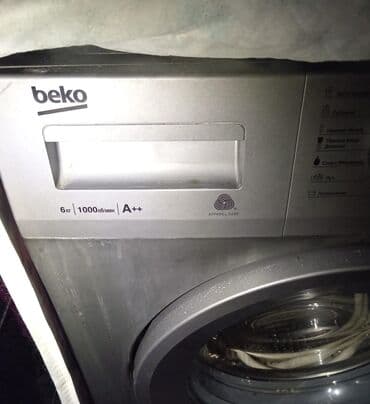 Digər məişət texnikası: Paltaryuyan maşın Beko, 6 kq, Avtomat, Qurutmasız, Kredit yoxdur — 1