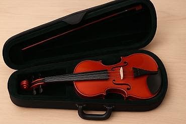 Yaylı alətlər: Məhsul: Skripka dəsti Təsvir: - Standart ölçülü klassik skripka, iki — 2