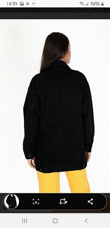 i̇şgüzar kişi gödəkçəsi: Trendyoldan alinib. DENIM RESPUBLIC MARKASI Razmer S .oversize — 3