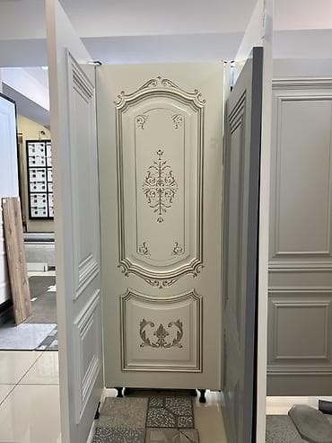 qapi otaq: Ağ və boz tonlarda interyer qapıları kolleksiyası - Material: MDF — 6