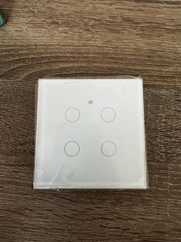 kulçatır: Smart elektrik yuvası Məhsul sensor toxunuşla işləyir 4 gözü var — 1