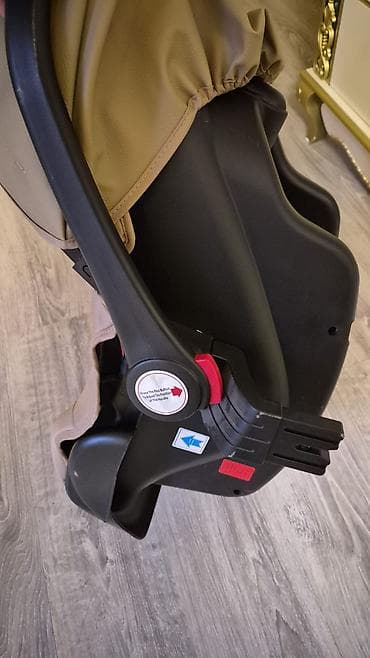 Məktəb çantaları: Uşaq avtomobil oturacağı / beşik tipli daşıma kreslosu - Rəng: bej — 2