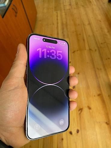 IPhone 14 Pro Max, 128 GB, Deep Purple, Simsiz şarj — 2