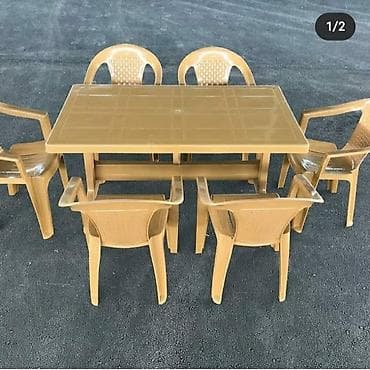 heyet evi ucun stol stul: Keyfiyyətli və davamlı masa oturacaq dəsti Şəhərici çatdırılma — 5