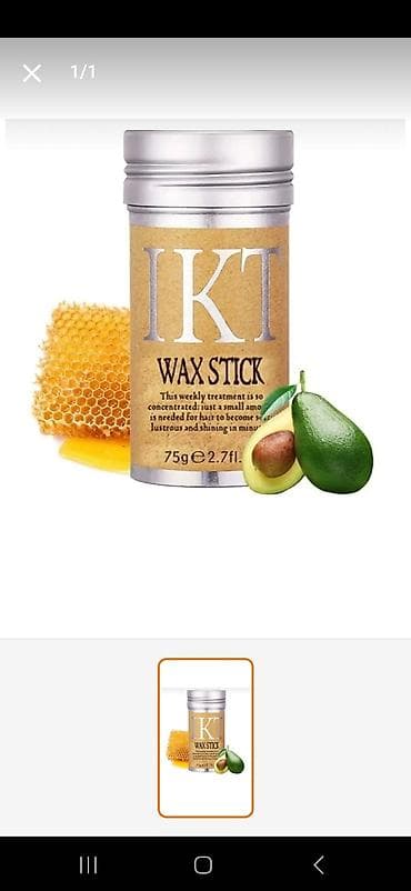 Saç şekillendirici. Wax. Türk istehsalı