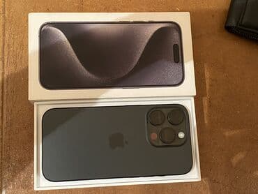 15 pro qiyməti: IPhone 15 Pro, 128 ГБ, Black Titanium — 2