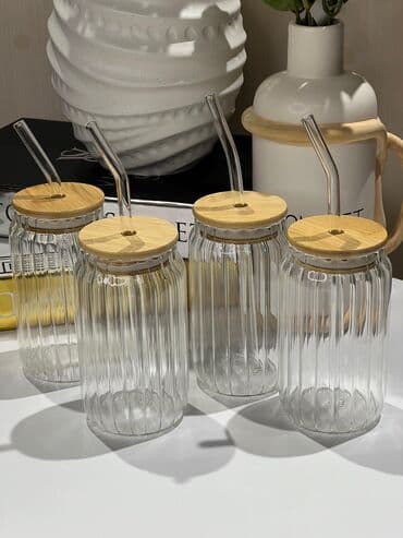 bokallar: Stəkanlar, Şüşə, 1 əd, 300 ml, Türkiyə — 4