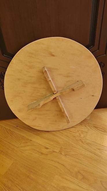 kundə: Taxta xəmiraçan/səhrəngi (oxlov taxtası) – dairəvi forma - Material — 2