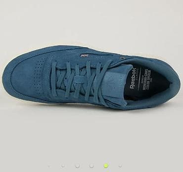 mavi ayaqqabılar: Reebok Classics C85 – mavi zamşa idman ayaqqabısı - Model: Reebok — 5