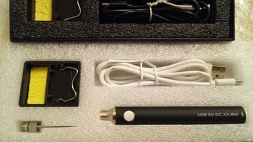 aluminium list satisi: USB lehimləmə dəsti Məhsul: USB 5V DC 2A, 8W gücə malik portativ — 2