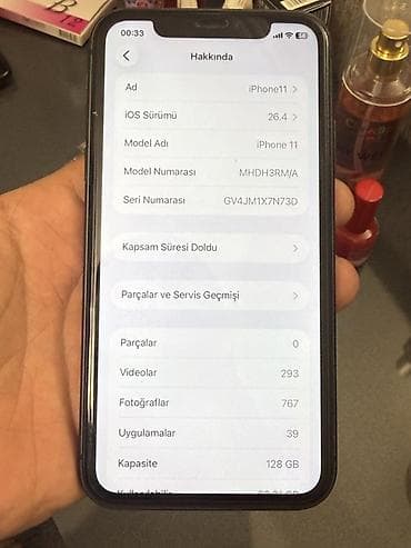 dubayski iphone 11 satisi: IPhone 11, 128 GB, Qara, Face ID — 8